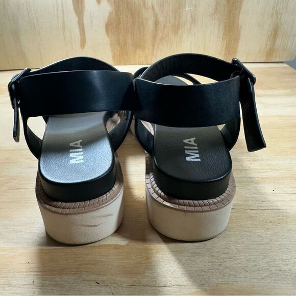 MIA Black Platform Sandals Women’s Size 6.5 - Picture 6 of 8